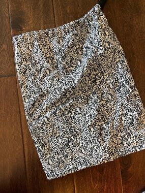 Rebecca Minkoff Black and White Abstract Dust Bag